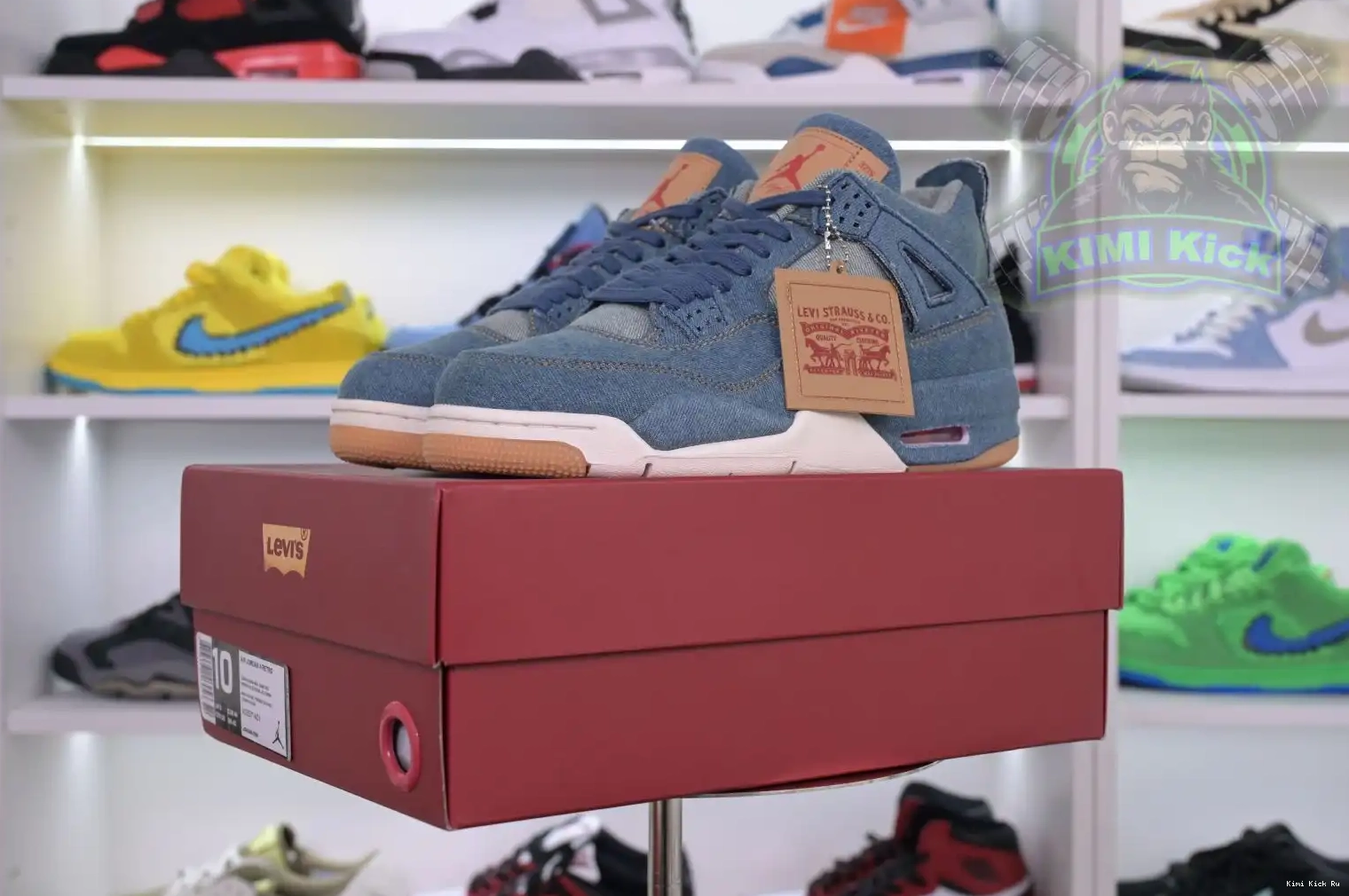 4 Kimikick Air Jordan levis Jordan denim retro 0710